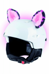 Helm-Accessoires Ohren Katze Tiger Lux Frosch, Ski-Ohren geeignet für Skihelm, Motorradhelm, Fahrradhelm und vieles mehr Pinke Ohren Angebot bei HelloDeals