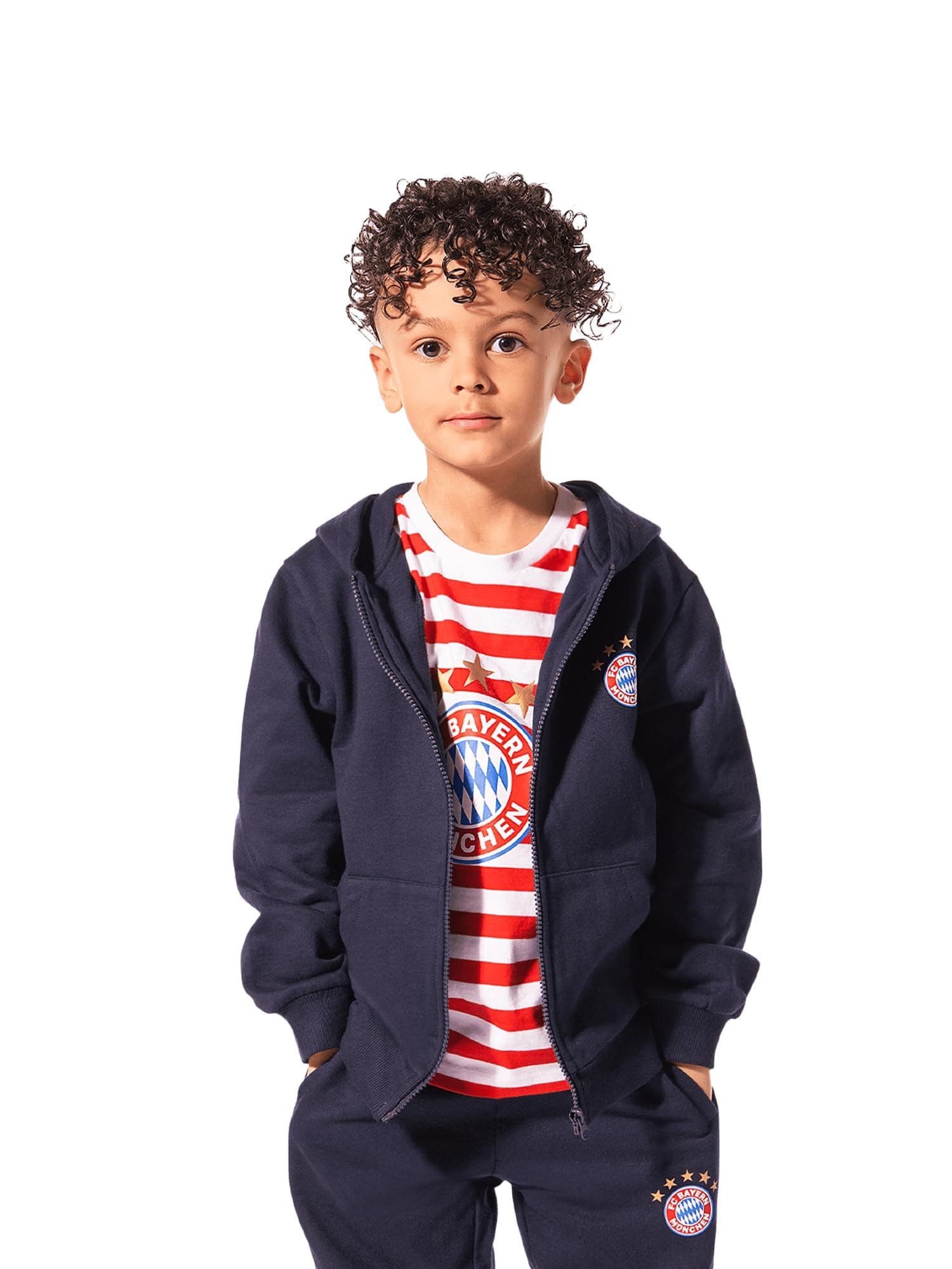 FC Bayern München I Zip-Hoodie Essential I Kinder I Navy 152 Angebot bei HelloDeals