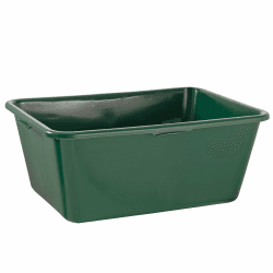 BURI Wildwanne XXL Wanne Groß Lebensmittelecht Eckig 90 Liter Kunststoffwanne Plastikwanne - Kunststoff Behälter Garten Futterwanne Wassertrog, Wasserbottich Wasserbecken Grün 1 Stück 90 Liter Angebot bei HelloDeals