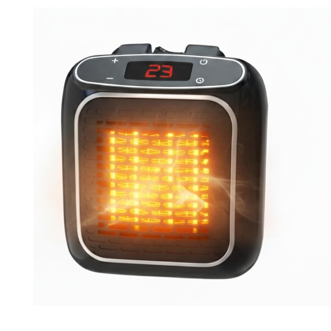 STARLYF Power Heater – Elektrischer Wandheizlüfter 800W mit Thermo-Keramik-Technologie | Digitales Thermostat, 12h Timer, 270° Drehstecker, Geräuscharm & Sicher Angebot bei HelloDeals