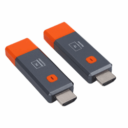 Bewinner High-Definition-Multimedia-Schnittstelle, Kabelloser Sender, Kabelloser HDMI-Sender und -Empfänger, 4K-Dekodierungseingang, 1080P-Ausgang, 2,4 G 5,8 G Wireless Extender Kit für Angebot bei HelloDeals