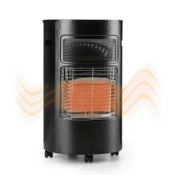 Blumfeldt Terrassenheizer, Outdoor-Gasheizstrahler, Gasheizofen für Terrasse, Strahlend, Schwarz Angebot bei HelloDeals