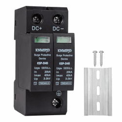 Überspannungsschutzgeräter PV Anlage DC 500V 2P T2 überspannungsschutz Photovoltaik-Ableiter-Spannungs-Blitzschutz für Photovoltaik Solar und Stromversorgung (2P DC 500V) Angebot bei HelloDeals