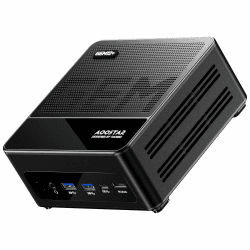 AOOSTAR GEM12+ 8845HS Mini PC, Schwarz Mini Gaming PC Ryzen 7 PRO 8845HS(8C/16T, bis zu 5.1Ghz), 32GB DDR5 RAM 1TB PCIE4.0 SSD Mini Computer 4K 4-Display/OCULINK/HD2.1/DP1.4/2*USB4/WiFi6/2*2,5G RJ45 04Black GEM12 8845HS 32 RAM 1T SSD Angebot bei HelloDeals
