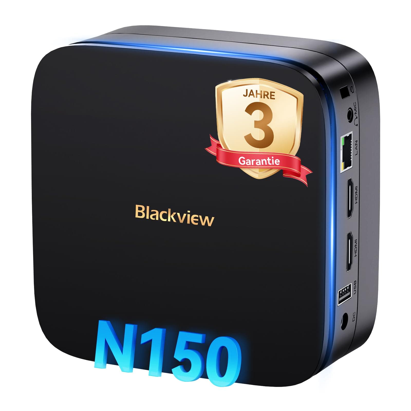 Blackview MP60 N150 MINI PC 2025 New Intel Twin Lake N150 (Beats N97/N95, bis zu 3.60 GHz), 16GB RAM 512GB M.2 SSD Mini Computer, 4K UHD Dual HDMI, Win11 Pro,5G WiFi, Mini Desktop PC für Büro/Home MP60/N150 16+512GB Angebot bei HelloDeals