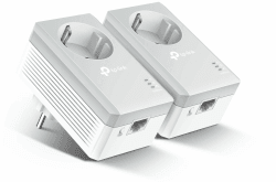 TP-Link Powerline Adapter Set TL-PA4010P KIT(600Mbit/s, mit Steckdose, 100Mbit/s-Ethernet-LAN, Kompatibel mit allen HomePlug AV/AV2 Powerline Adaptern, schnelle Datenübertragung über die Stromleitung) TL-PA4010P KIT, AV6000 powerline Angebot bei HelloDeals