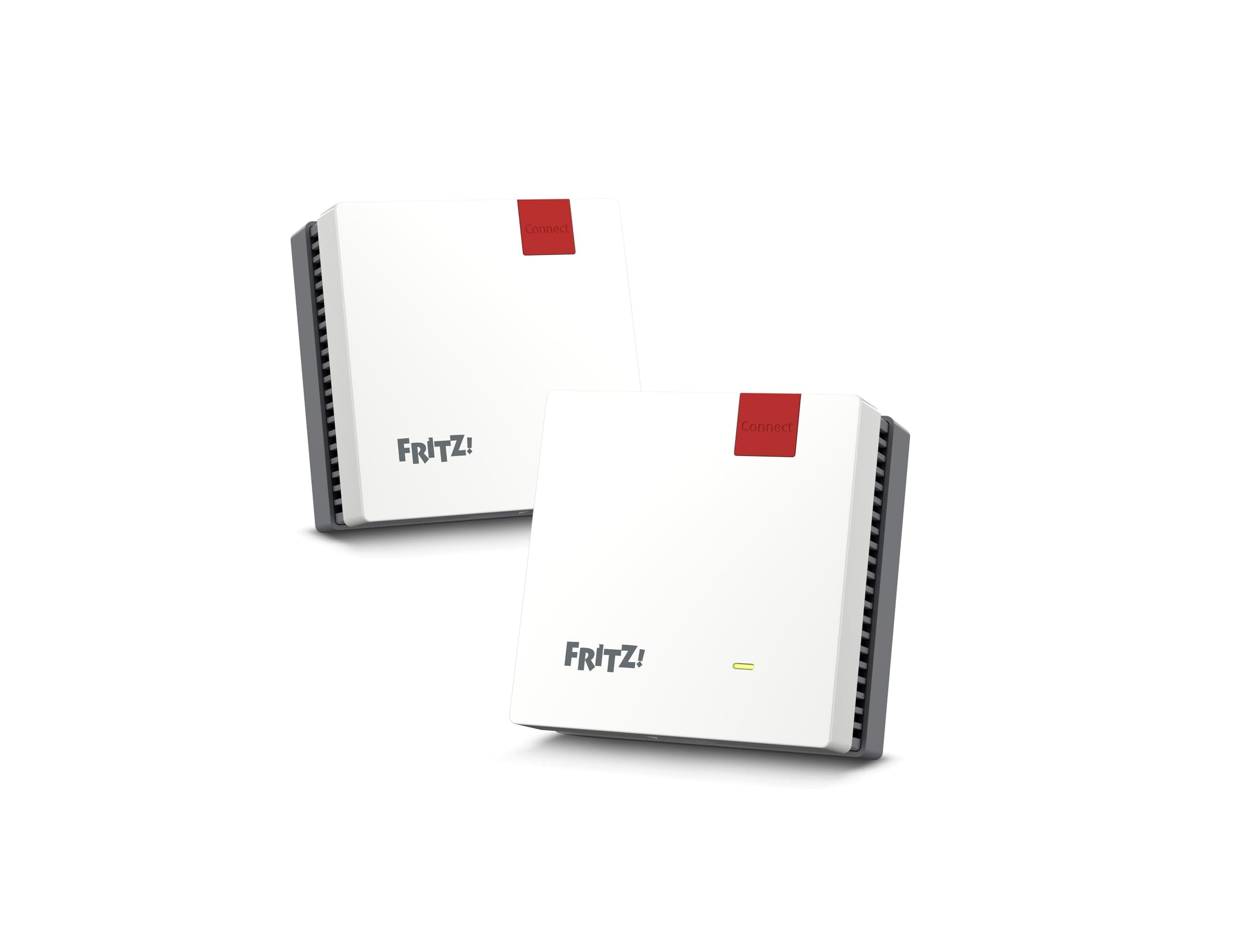 FRITZ!Mesh Set 1700 2er-Set | schnelles Wi-Fi 7 bis zu 3.600 MBit/s | WLAN-Abdeckung für 3-5 Räume | ideal für Internetrouter oder Glasfasermodem (ONT) | einfache Einrichtung | Made in Europe Angebot bei HelloDeals