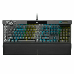 CORSAIR K100 RGB Optisch-Mechanische Kabelgebundene Gaming-Tastatur - OPX Linear-Schalter - PBT Double-Shot Tastenkappen - Elgato Stream Deck & iCUE Kompatibel - PC, Mac, Xbox - QWERTZ DE - Schwarz OPX Optisch Tastenschalter K100 RGB Angebot bei HelloDeals