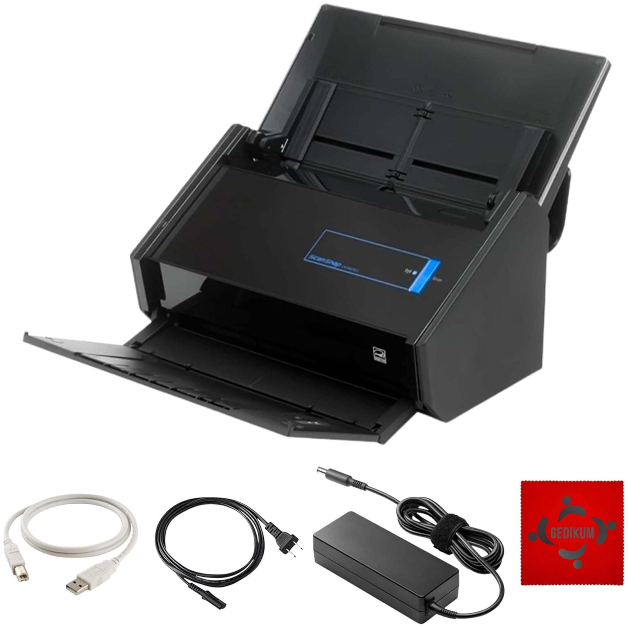 Gedikum Fujitsu IX500 ScanSnap USB High-Speed Cloud-fähiger Scanner für Dokumente, Fotos und Belege für Mac & PC – ADF mit Duplex-Scan-(Generalüberholt) Angebot bei HelloDeals