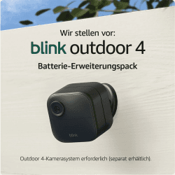 Der neue Blink Outdoor 4-Batterie-Erweiterungspack | Zubehör für die kabellose intelligente Outdoor 4-Überwachungskamera | Vier Jahre Batterielaufzeit | Schnell eingerichtet | Batterien mitgeliefert Angebot bei HelloDeals