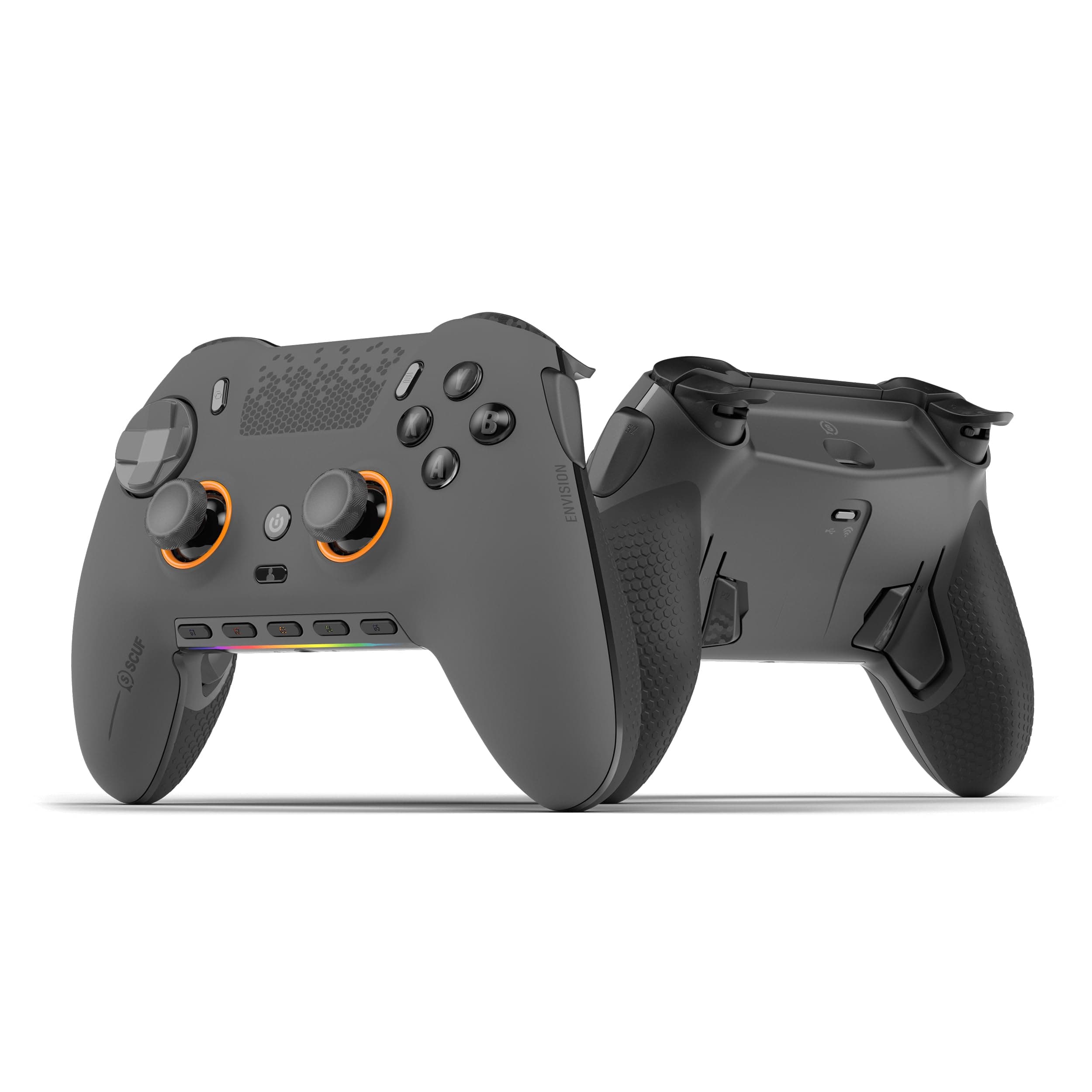 SCUF ENVISION PRO Wireless V1 (2023) PC-Gaming-Controller - Fünf Abnehmbare G-Tasten - Abnehmbare Back-Paddles - Instant Triggers - iCUE-Kompatibel - Stahlgrau Angebot bei HelloDeals