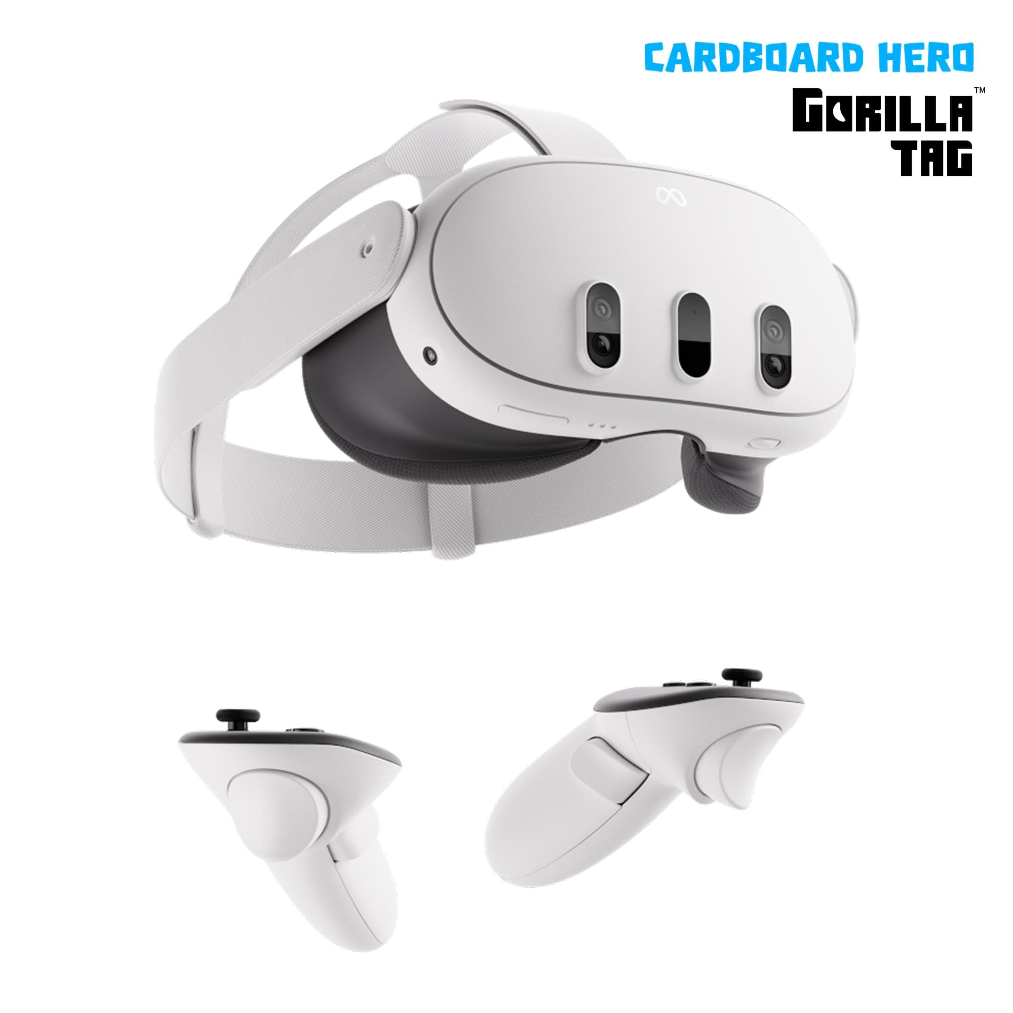 Meta Quest 3 512 GB – Die leistungsstärkste Quest – Ultimative Mixed-Reality-Erlebnisse – Gorilla Tag Cardboard Hero Bundle – Amazon Exclusive Headset 512GB Angebot bei HelloDeals