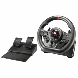 Superdrive - Rennlenkrad SV650 Racing Wheel lenkräd mit Pedalen, Shift & Vibration - Xbox Series X/S, Switch, PS4, Xbox One, PC, PS3 (programmierbar für alle Spiele) Angebot bei HelloDeals