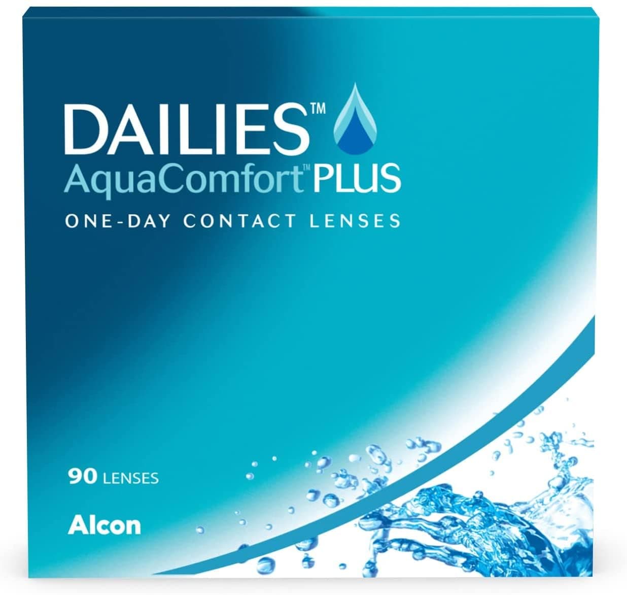 DAILIES AquaComfort Plus 1-Tages-Kontaktlinsen, 90 Stück, BC 8.7 mm, DIA 14.0 mm, -2.25 Dioptrien Angebot bei HelloDeals