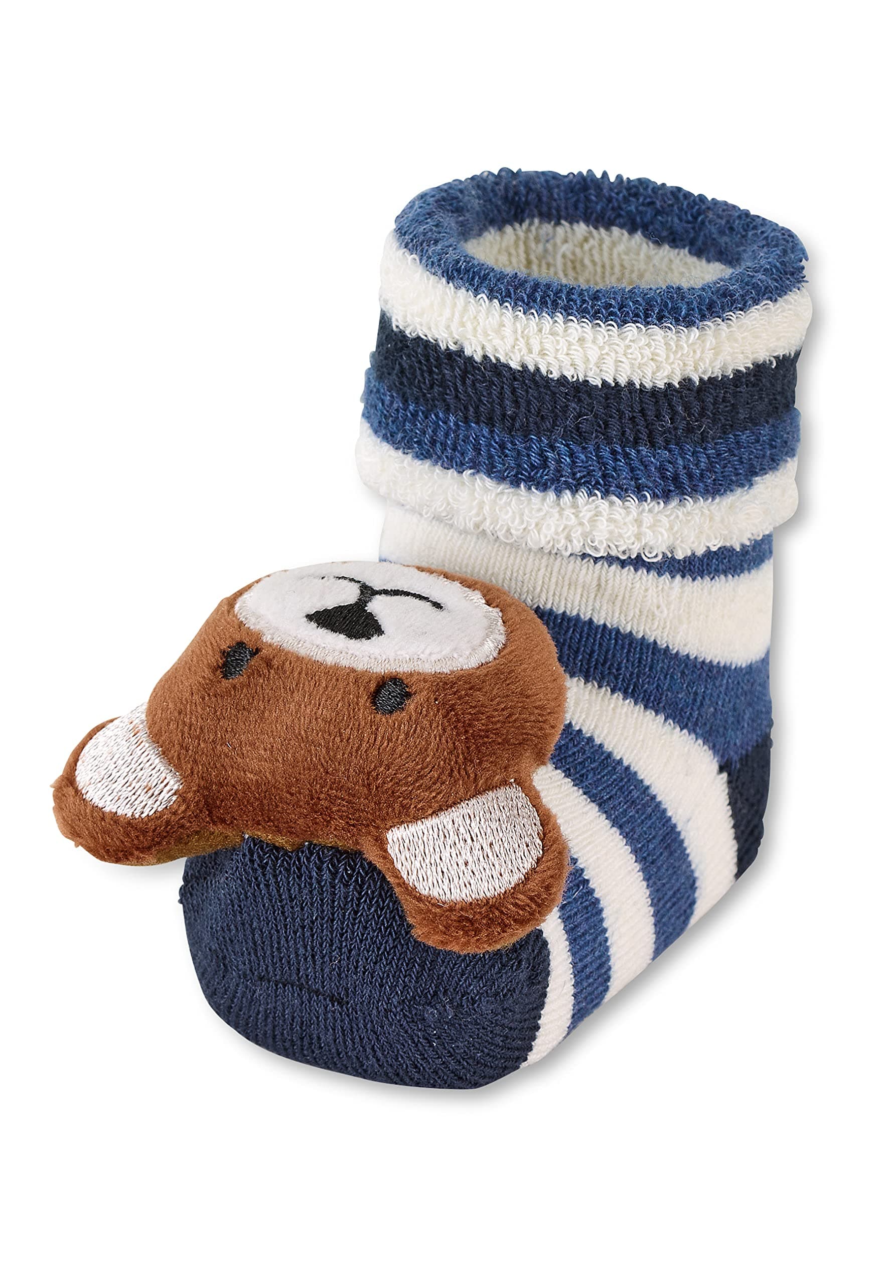 Sterntaler Unisex Baby Rasselsocken Bär Socken 16 Marine Angebot bei HelloDeals