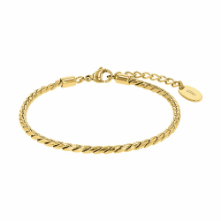 s.Oliver Damen-Armband Edelstahl 32024548 Gold 20 Angebot bei HelloDeals