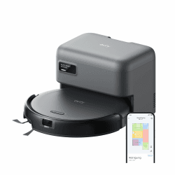 eufy C10 Saugroboter mit Automatischer Absaugstation, 7,3cm, Teppichreinigung, Ausfahrbare Seitenbürste für Ecken, Automatische Entleerung, Punktlaser- & Infrarot-Navigation (Generalüberholt) Angebot bei HelloDeals
