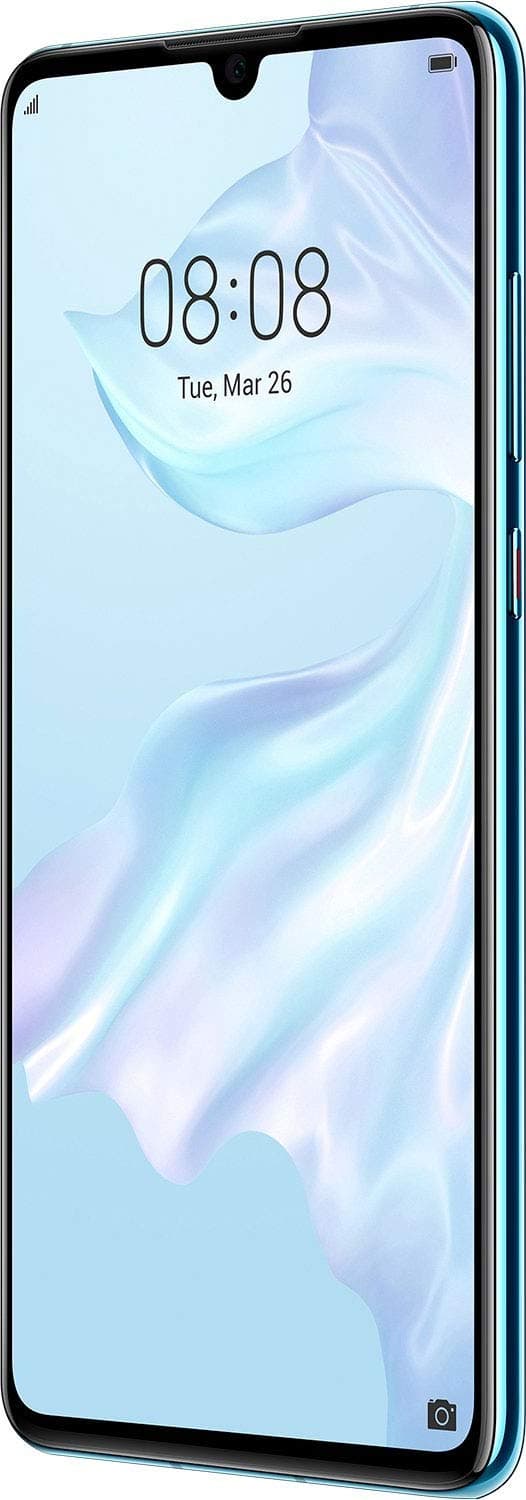 Huawei P30 128GB Handy, Schwarz, Dual SIM (Generalüberholt) Angebot bei HelloDeals