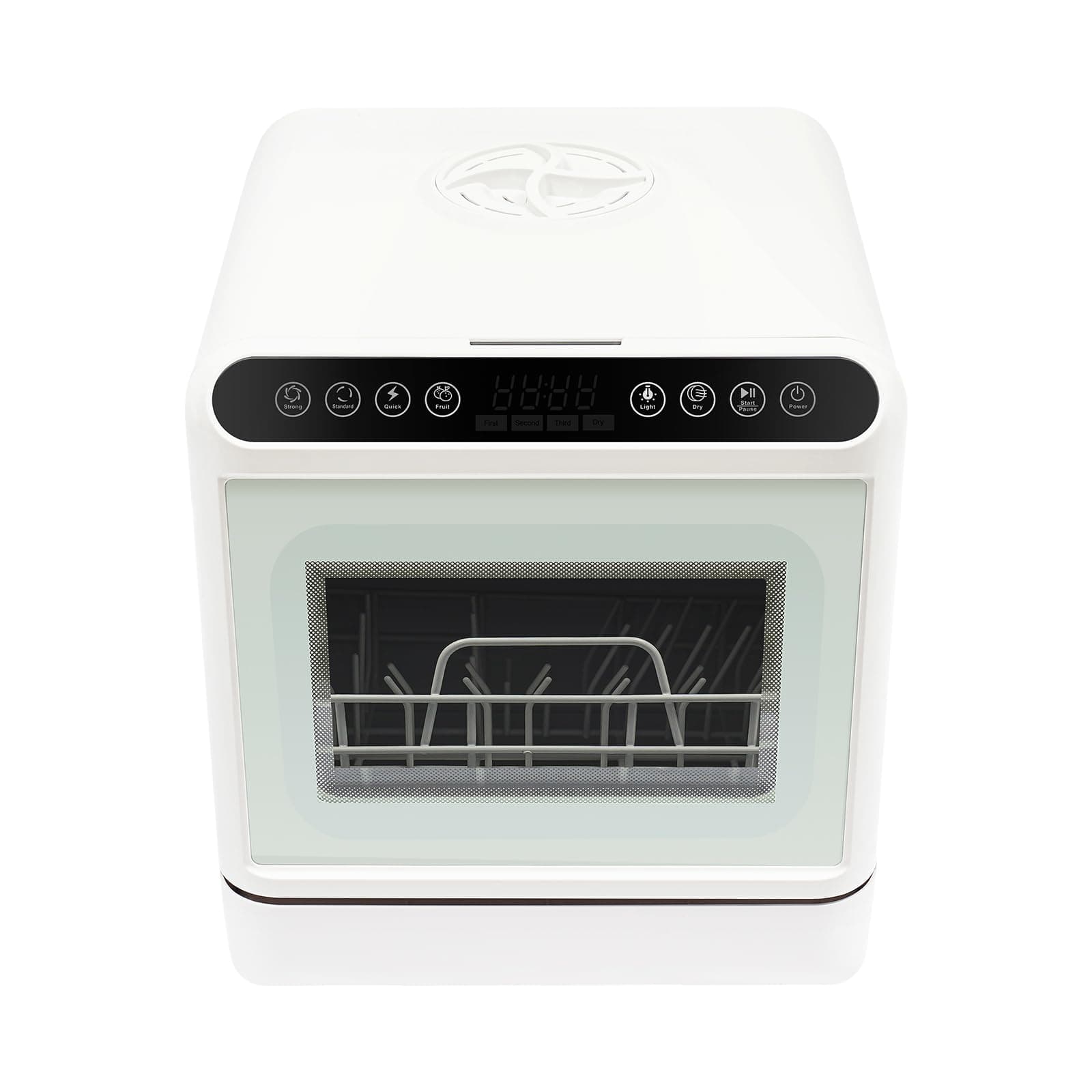 Mini Geschirrspüler Spülmaschine mit 6 Liter Wassertank, Freistehender Tischgeschirrspüler mit 4 Programme, Tragbarer Geschirrspüler Auto-Trocknung ohne Wasseranschluss Angebot bei HelloDeals