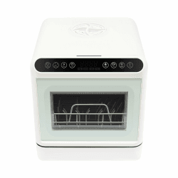 Mini Geschirrspüler Spülmaschine mit 6 Liter Wassertank, Freistehender Tischgeschirrspüler mit 4 Programme, Tragbarer Geschirrspüler Auto-Trocknung ohne Wasseranschluss Angebot bei HelloDeals