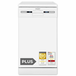 Exquisit PLUS Geschirrspüler 45 cm, Unterbaufähig, 9 Maßgedecke, 9 Liter, ECO-Programm, Startzeitvorwahl, GSP59309-030E weiss 9 Maßgedecke Weiß Angebot bei HelloDeals