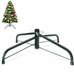 Christbaumständer 40/50/60 cm - Baumständer für Künstliche Weihnachtsbaum Kreuz Basis 150-240 cm - Klappbarer Weihnachtsbaumständer mit 2.2-3.2 cm Bohrung - Grüner Tannenbaumständer 40cm-φ2.2cm Angebot bei HelloDeals