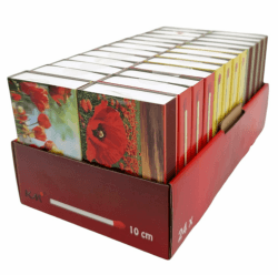 Camino Streichhölzer – 24 Schachteln mit je 10cm Langen Zündhölzern – 1.200 Stück für Kamin, Kerzen & Deko – Blumenmotiv, FSC-Zertifiziert Art. 1556 (24) Angebot bei HelloDeals