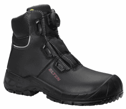 ELTEN Sicherheitsschuhe Laurenzo BOA Mid ESD S3S, Damen und Herren, Leder, Stahlkappe, leicht, robust 46 EU Schwarz Angebot bei HelloDeals