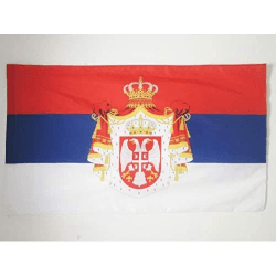 AZ FLAG - Flagge Königreich Von Serbien 1882-1918 - 90x60 cm - Serbische Fahne 60 x 90 Cm Scheide Für Mast - Flaggen Angebot bei HelloDeals