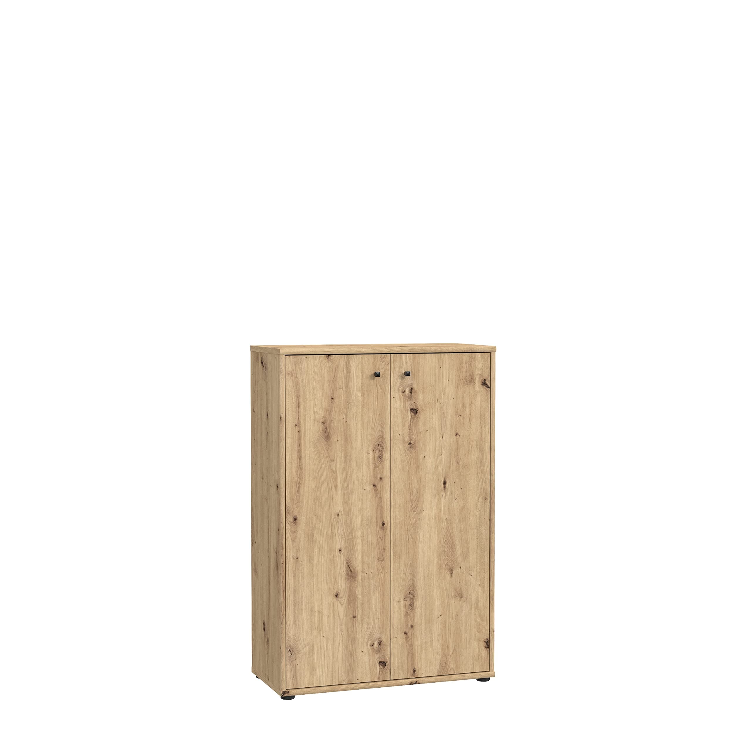 FORTE TEMPRA 2 Kommode mit 2 Türen, Holzwerkstoff, Artisan Eiche Dekor, (B x H x T) 73,7 x 111,1 x 34,8 cm Angebot bei HelloDeals