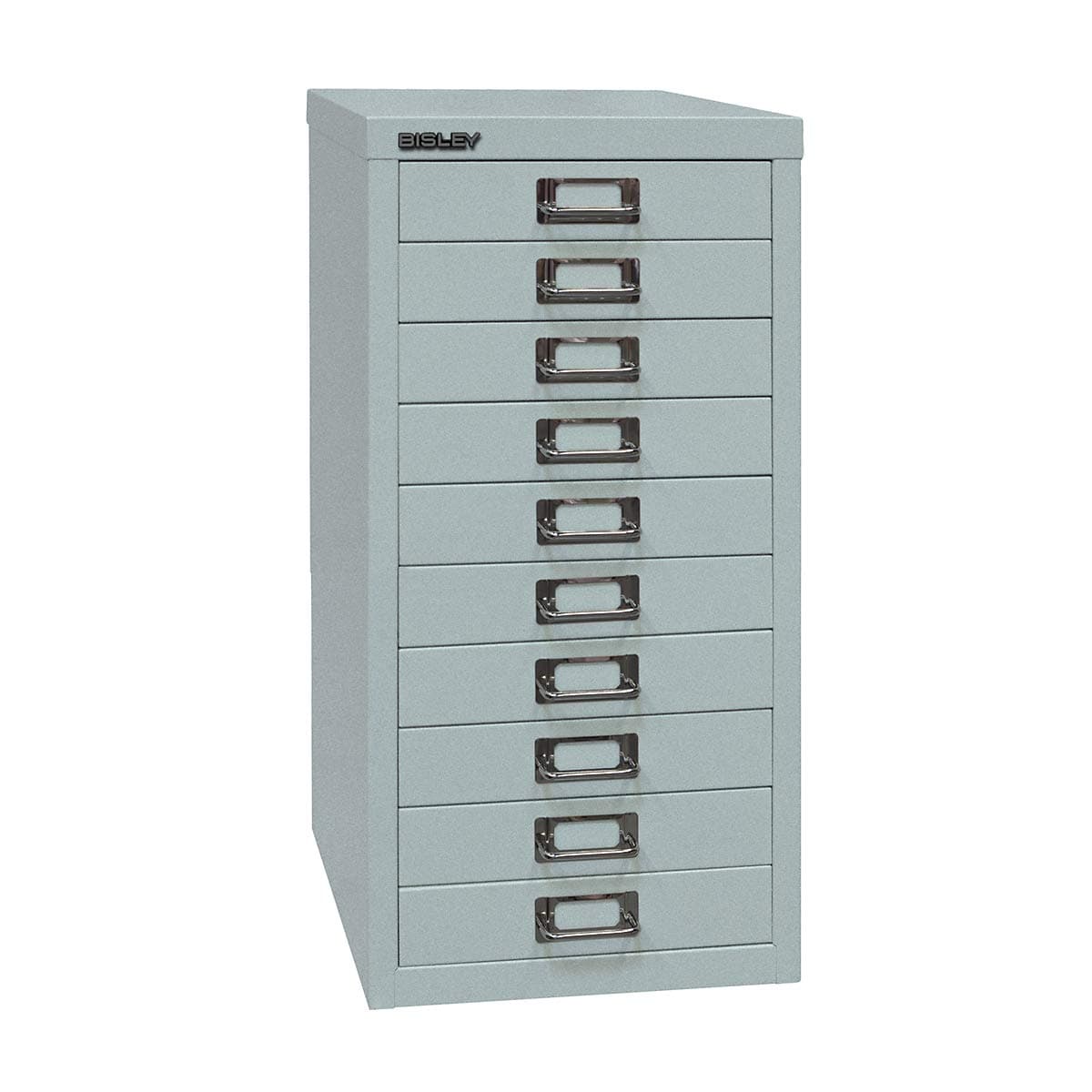 BISLEY MultiDrawer, 29er Serie, DIN A4, 10 Schubladen, Metall, 355 Silber, 38 x 27.9 x 59 cm 355 Silber 38 x 27.9 x 59 cm Angebot bei HelloDeals