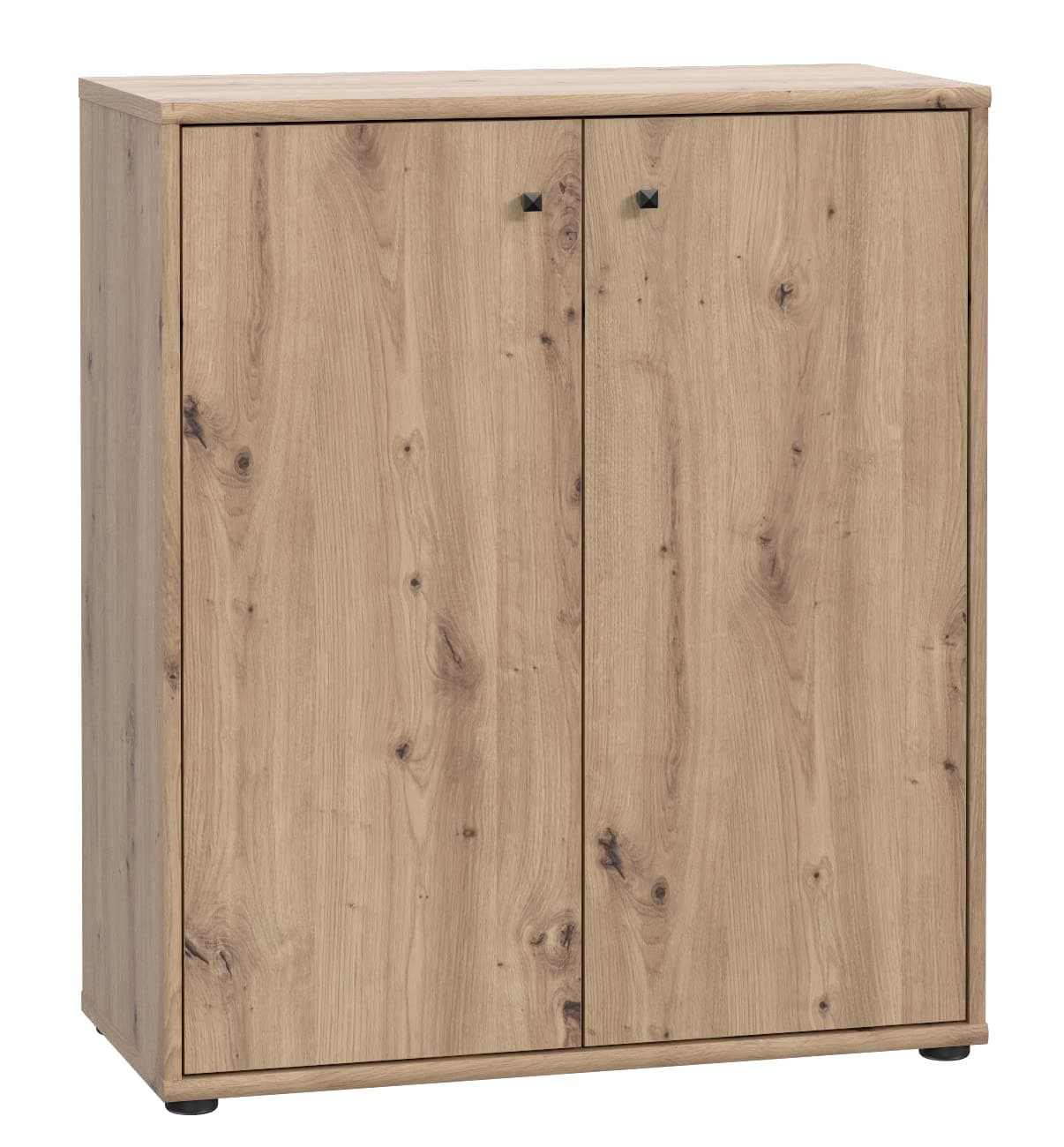 FORTE TEMPRA 2 Kommode mit 2 Türen, Holzwerkstoff, Artisan Eiche Dekor, (B x H x T) 73,7 x 85,5 x 34,8 cm Angebot bei HelloDeals