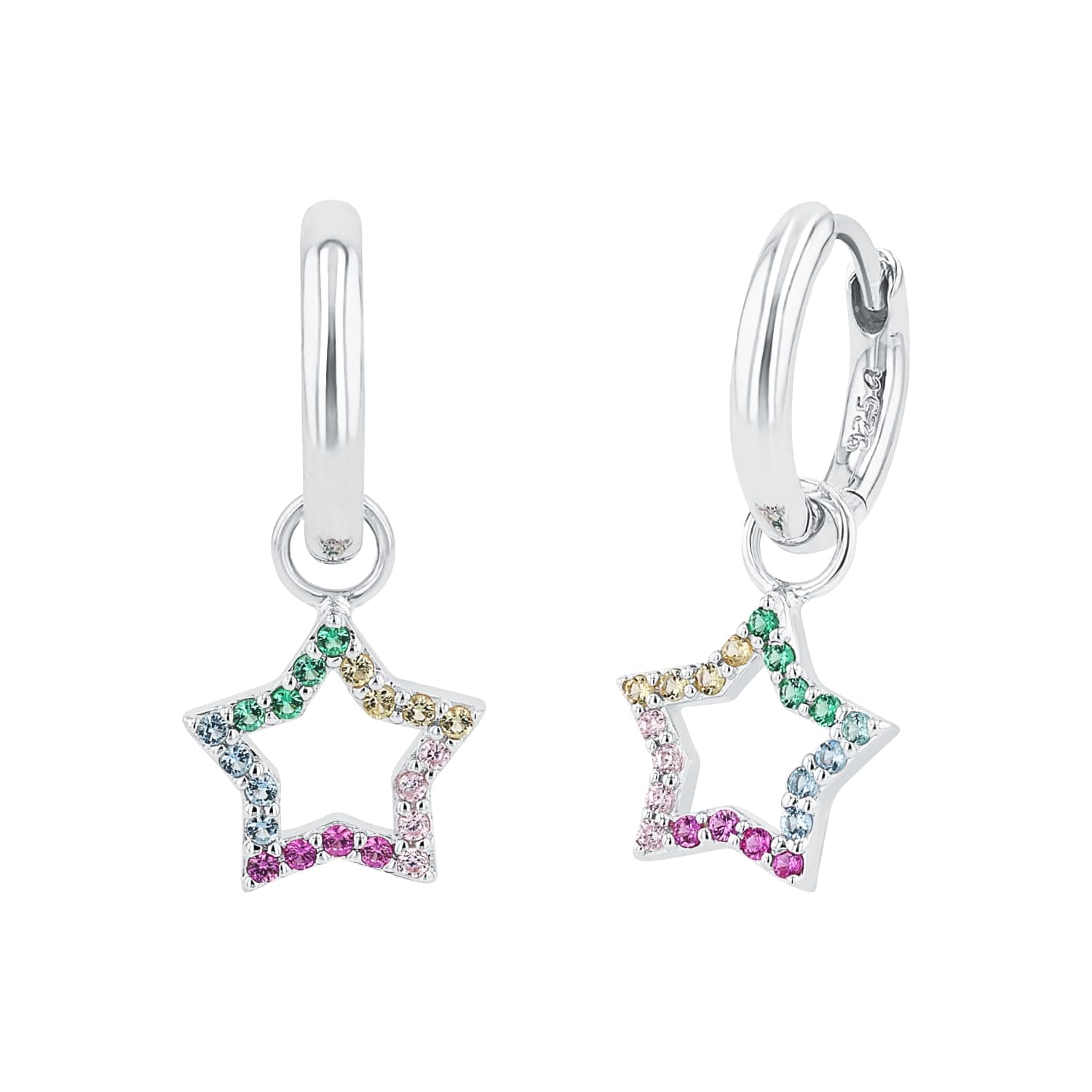 Prinzessin Lillifee Mädchen Kinder Ohrringe Ohrhänger Silber, Kommt in Schmuck Geschenk Box STERN Angebot bei HelloDeals