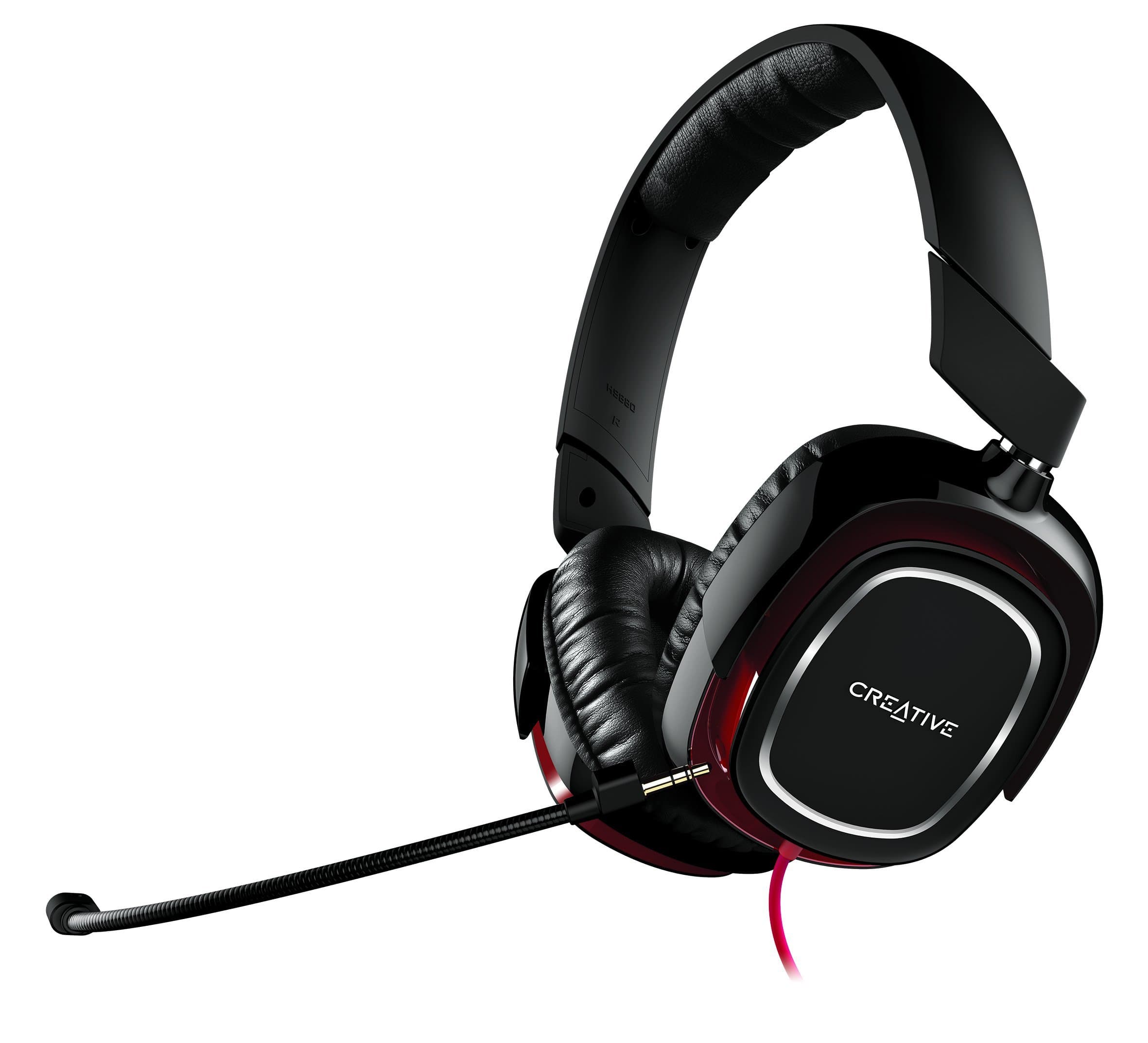 Creative HS-880 Draco 2 - Faltbares Gaming Headset (ohrumschließend [Over-Ear] zur Geräuschabschirmung, Stahlkernbügel) schwarz (Generalüberholt) Angebot bei HelloDeals