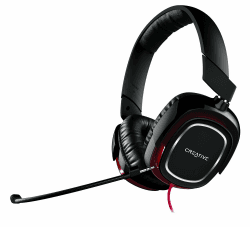 Creative HS-880 Draco 2 - Faltbares Gaming Headset (ohrumschließend [Over-Ear] zur Geräuschabschirmung, Stahlkernbügel) schwarz (Generalüberholt) Angebot bei HelloDeals