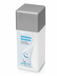 SpaTime by BAYROL Multifunktions-Chlortabletten 20 g - kleine Multitabs für Whirlpools - Sorgen für kristallklares Wasser - zuverlässige Wasserdesinfektion und Algenverhütung Grau Angebot bei HelloDeals