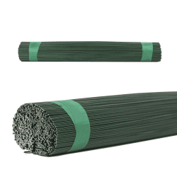 IFLO Steck- und Wickelddraht GRÜN & BLAU geglüht 300mm - Basteldraht, Blumendraht, Bindedraht, Floristikdraht für Trockenblumen, DIY Projekte (1,5mm x 300mm Grün 40Stück) Angebot bei HelloDeals