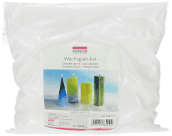 Glorex 6 8601 0 - Wachsgranulat in Pastillenform, 1000 g, Kerzenwachs auf Paraffinbasis, zur Kerzenherstellung, gebrauchsfertig Weiß 1000 g Angebot bei HelloDeals