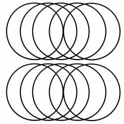 10 Stück Metallring Schwarz, 3mm 15cm Metallringe zum Basteln, Drahtringe zum Basteln für Wickeltechnik Traumfänger Floristik Hochzeitskranz Weihnachtsdekoration Angebot bei HelloDeals