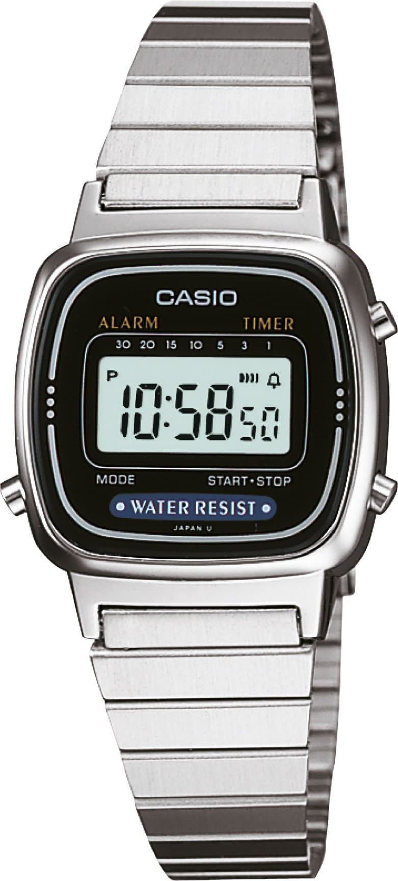 Casio Damen Digital mit Edelstahl Armbanduhr LA670W Angebot bei HelloDeals