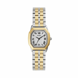 Fossil Harlow Uhr für Damen, Quarz-Dreizeigerwerk mit Edelstahl- oder Lederarmband Gold- und Silberton Angebot bei HelloDeals
