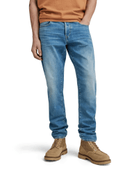 G-star Herren 3301 Regular Tapered Jeans 33W / 34L Blau (Worn in Azure 51003-b631-a795) Angebot bei HelloDeals