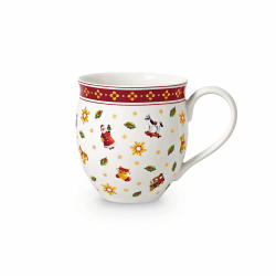 Villeroy & Boch - Toy's Delight Kaffeebecher, Mikrowellensicher, Weihnachtstasse, Becher, Kaffeetasse, Heißgetränkebecher, Tasse Winter Toys Weihnachten, Wintertasse, Weihnachtskaffeebecher, Porzellan 1 Angebot bei HelloDeals