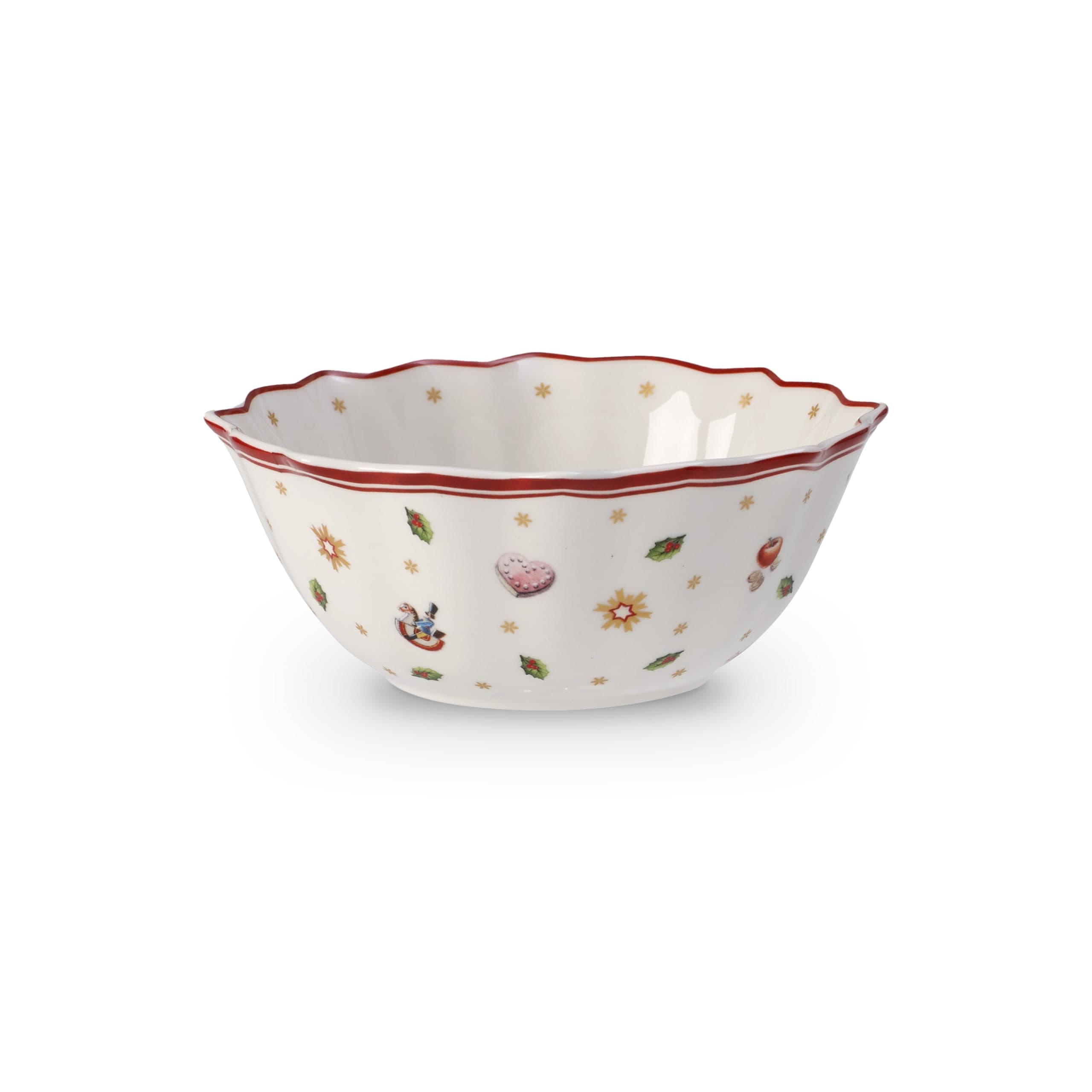 Villeroy & Boch - Toy's Delight Kleine Schale, Gebäckschale Weihnachten, Weihnachten Schale, Schüssel, Plätzchenschale, Weihnachtsschüssel Klein, Weihnachtsgeschirr, Müslischale, Premium Porzellan Bol klein Angebot bei HelloDeals