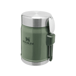 Stanley Classic Legendary Thermobehälter Für Essen Mit Göffel 400 ml - Hält 7 Stunden Heiß Oder Kalt - Edelstahl Warmhaltebehälter - BPA-Frei - Spülmaschinenfest - Hammertone Green Angebot bei HelloDeals