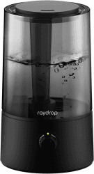 raydrop 4,0L Luftbefeuchter Kaltnebel für Schlafzimmer & Große Räume – 30 Std. Laufzeit, Leiser Humidifier für Baby, Kinderzimmer & Pflanzen – Automatische Abschaltung, Schwarz 4,0 L Schwarz Angebot bei HelloDeals