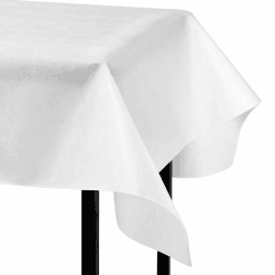 WOLTU Tischdeckenrolle, Einweg Vlies Tischdecke, Tischschutz wasserdicht Tischtuch Zuschneidbar, Tischschoner Meterware, für Party Geburtstag Hochzeit Weihnachten 1,18×25M Weiß 2500 x 118 cm (Rechteckig) Weiß Angebot bei HelloDeals