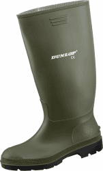 DUNLOP Pricemastor – Klassischer Regenstiefel für Damen und Herren, wasserdicht, chemikalienbeständig, leicht und CE-zertifiziert – Robuste PVC-Gummistiefel für Industrie & Freizeit – Größe 35–48 43 EU Grün Angebot bei HelloDeals