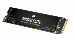 CORSAIR MP600 ELITE 1TB M.2 PCIe Gen4 x4 NVMe SSD - M.2 2280 - Bis zu 7.000MB/Sek. Sequentielles Lesen - High-Density 3D TLC NAND - Schwarz Ohne Heatspreader 1TB Angebot bei HelloDeals