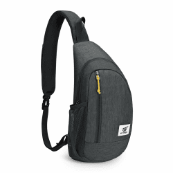 SKYSPER Brusttasche Schultertasche Leichte Sling Bag Herren Klein Schulter Tasche RFID-Schutz Crossbody Backpack Anti-Diebstahl Umhängetasche für Wandern Reise Schwarz Angebot bei HelloDeals